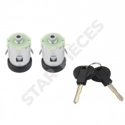 Jeu de 2 barillets serrures de porte avant Peugeot 806 1994-2002 4