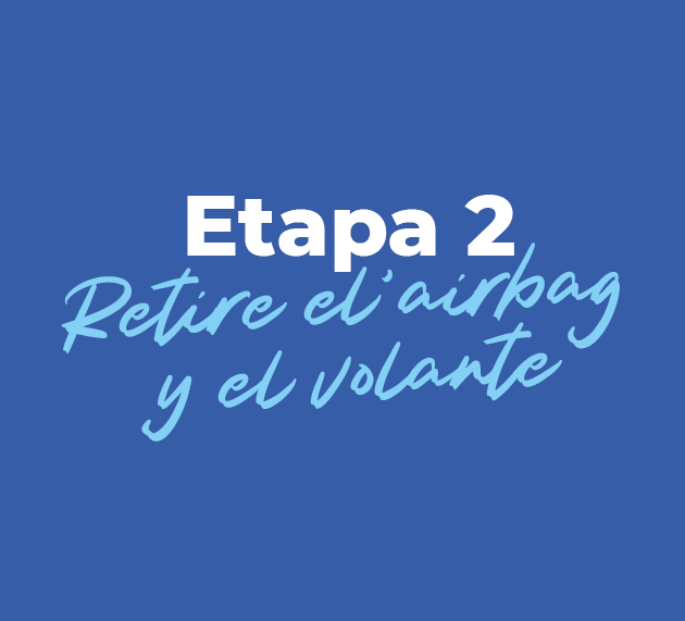 Retire el airbag y el volante de su Toyota Aygo