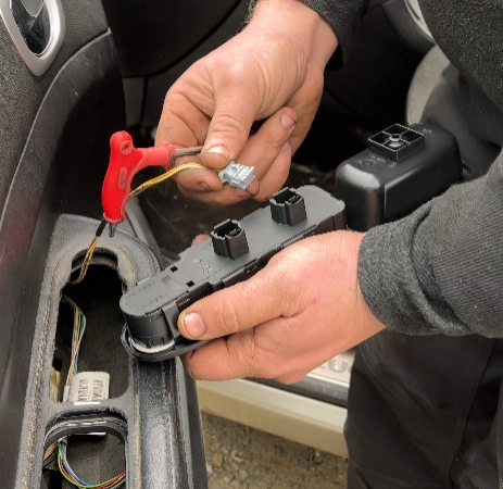 enlever contacteur tournant land cruiser